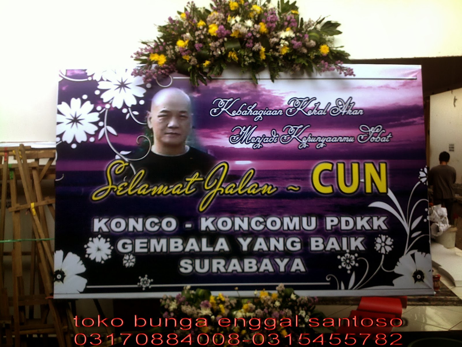 toko bunga sidoarjo 085733331108 bunga papan banner