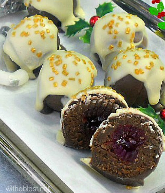 Easy, no bake, delicious Festive Chocolate Balls