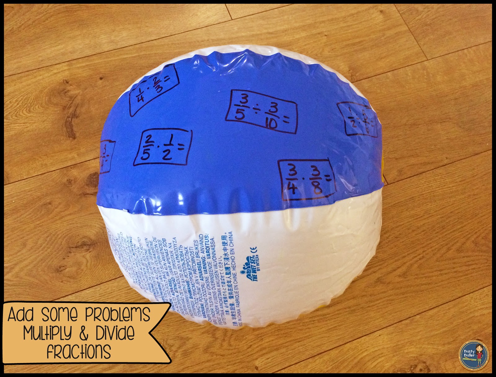 How to Make an Easy Math Game Using a Beach Ball
