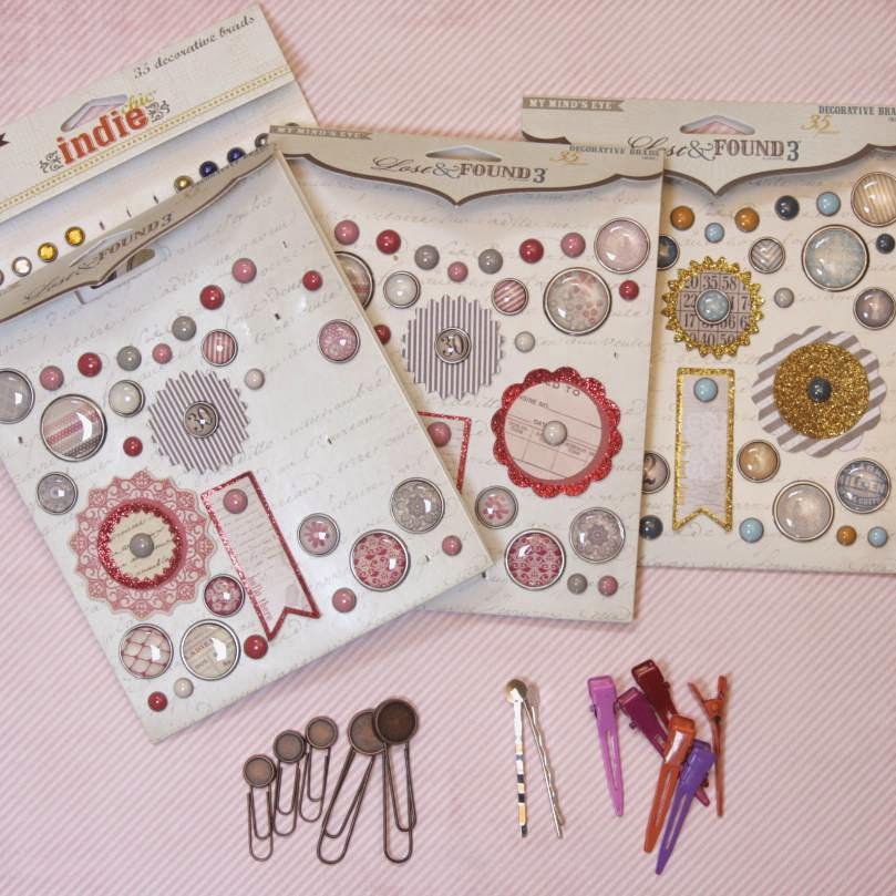 enamel dot + brad craft projects