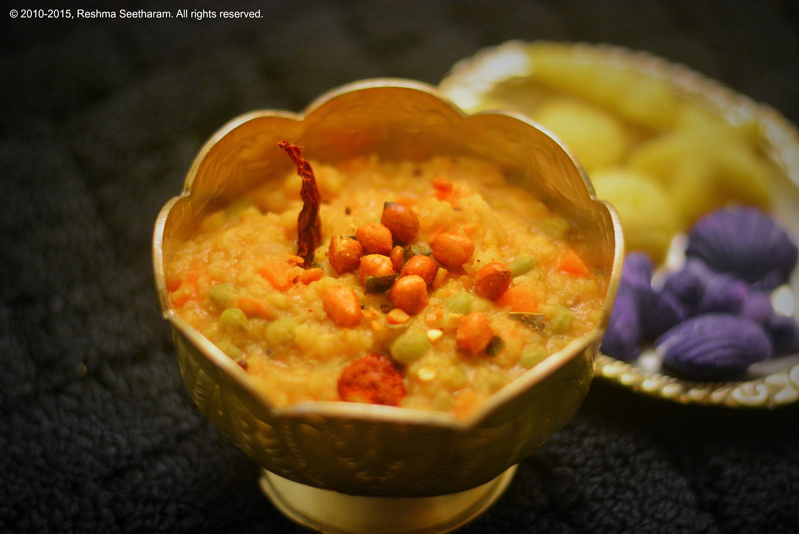 Bisi bele bath recipe - Spicy lentil porridge