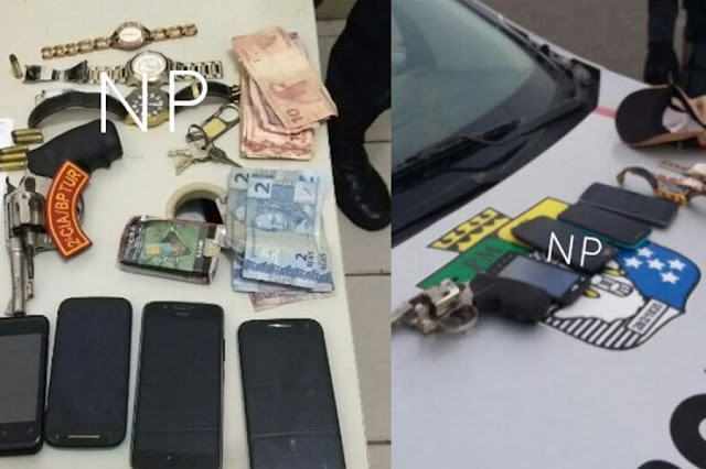 Associação criminosa é presa por assalto à mão armada Associação criminosa é presa por assalto à mão armada