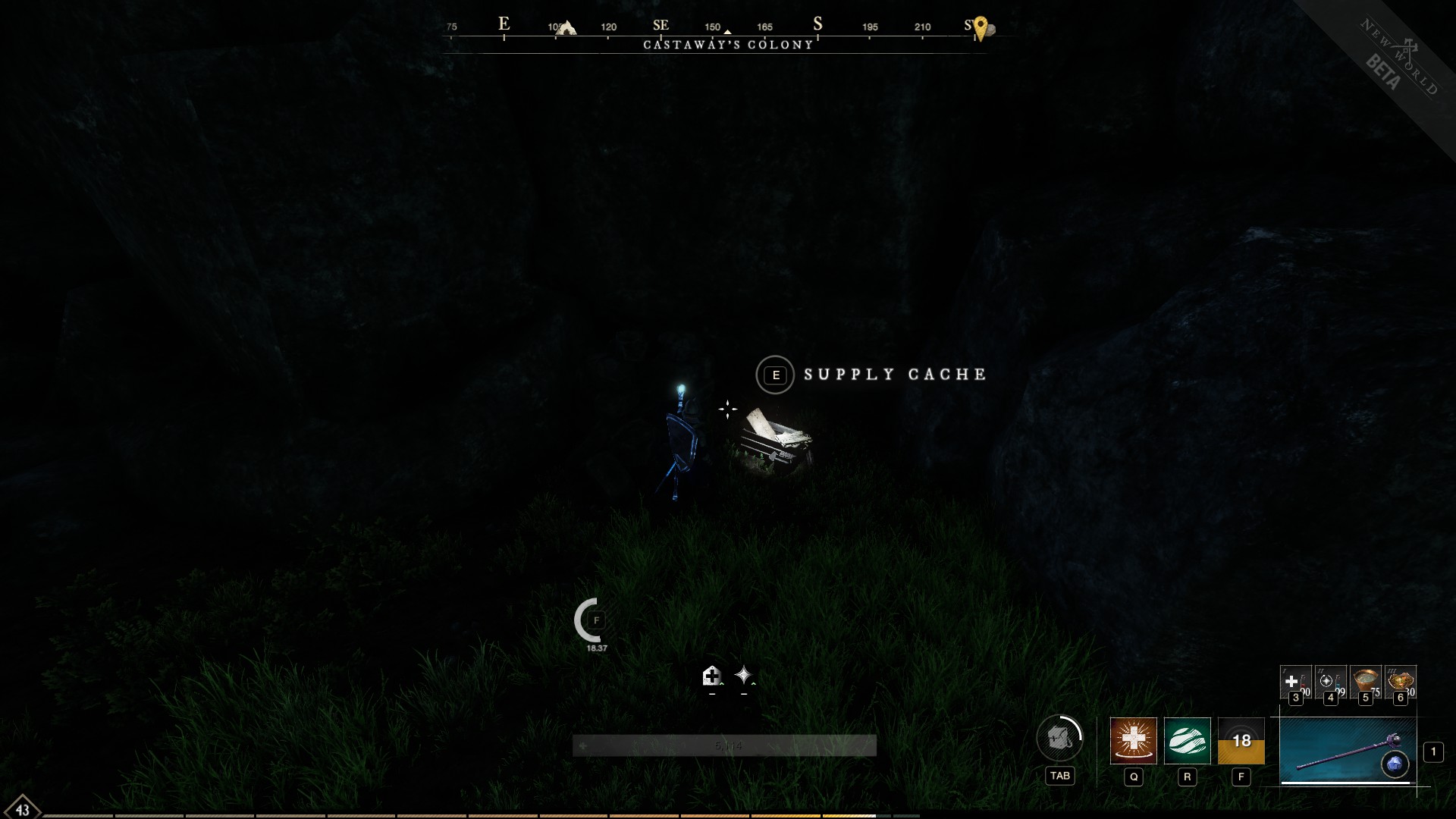 New World Castaway's Colony chest locations