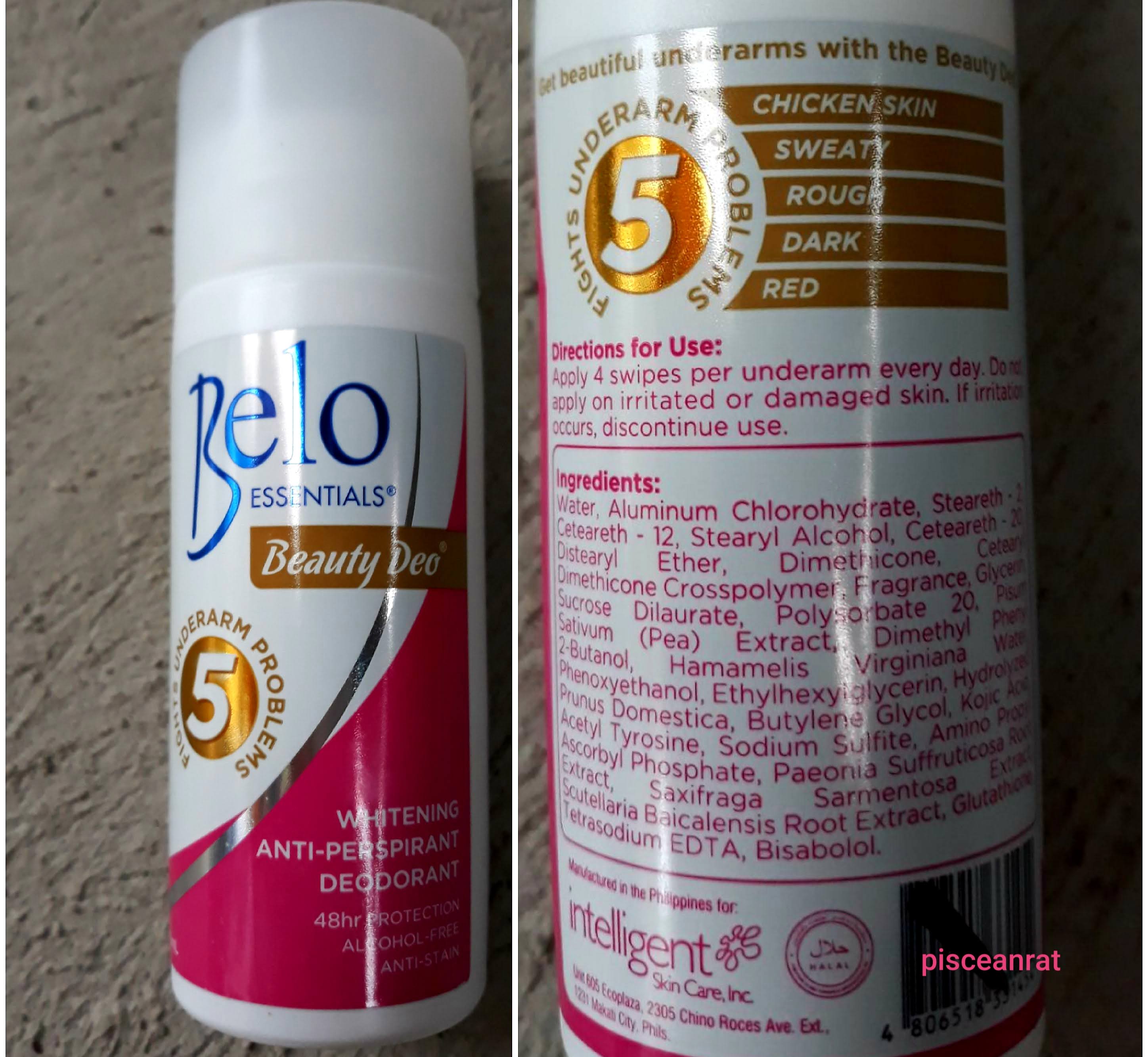 Review Belo Intense White AntiPerspirant Deodorant Does It Work?