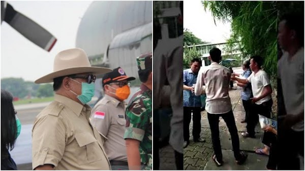 Antisipasi Dampak Corona, Prabowo Bagikan Beras untuk Sopir Taksi