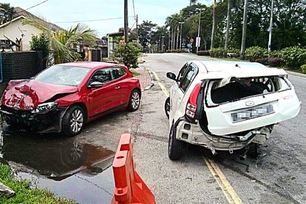 Pn Tay's Blog: Death after Running a Red Light at Bandar Utama