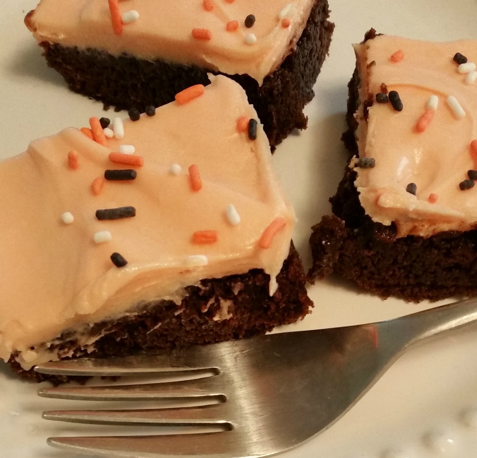 The Better Baker Orange Cream Cheese Brownies (Fun with essential oils)