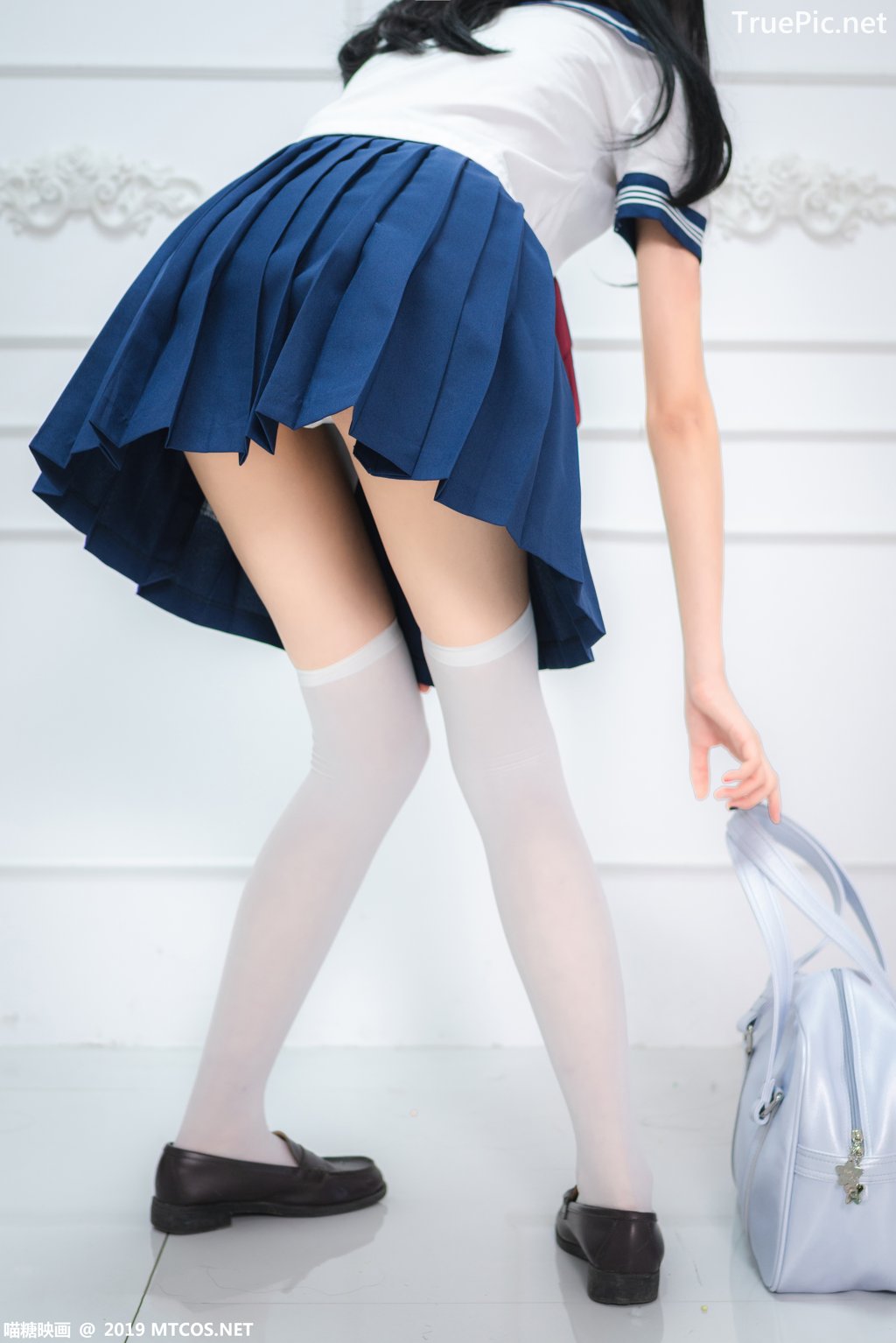 Image-MTCos-喵糖映画-Vol-012–Chinese-Pretty-Model-Cute-School-Girl-With-Sailor-Dress-TruePic.net- Picture-19
