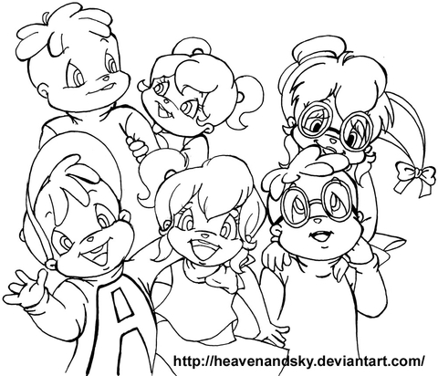 The Chipettes Coloring Pages ~ Coloring Pages