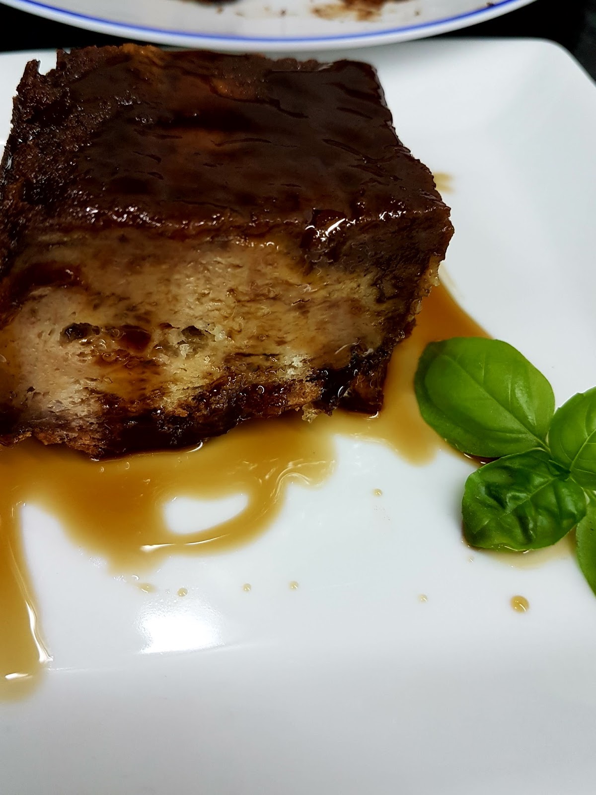 Cocina Basica y Fresca PUDIN DE PAN CON CHOCOLATE Y CARAMELO. CBF