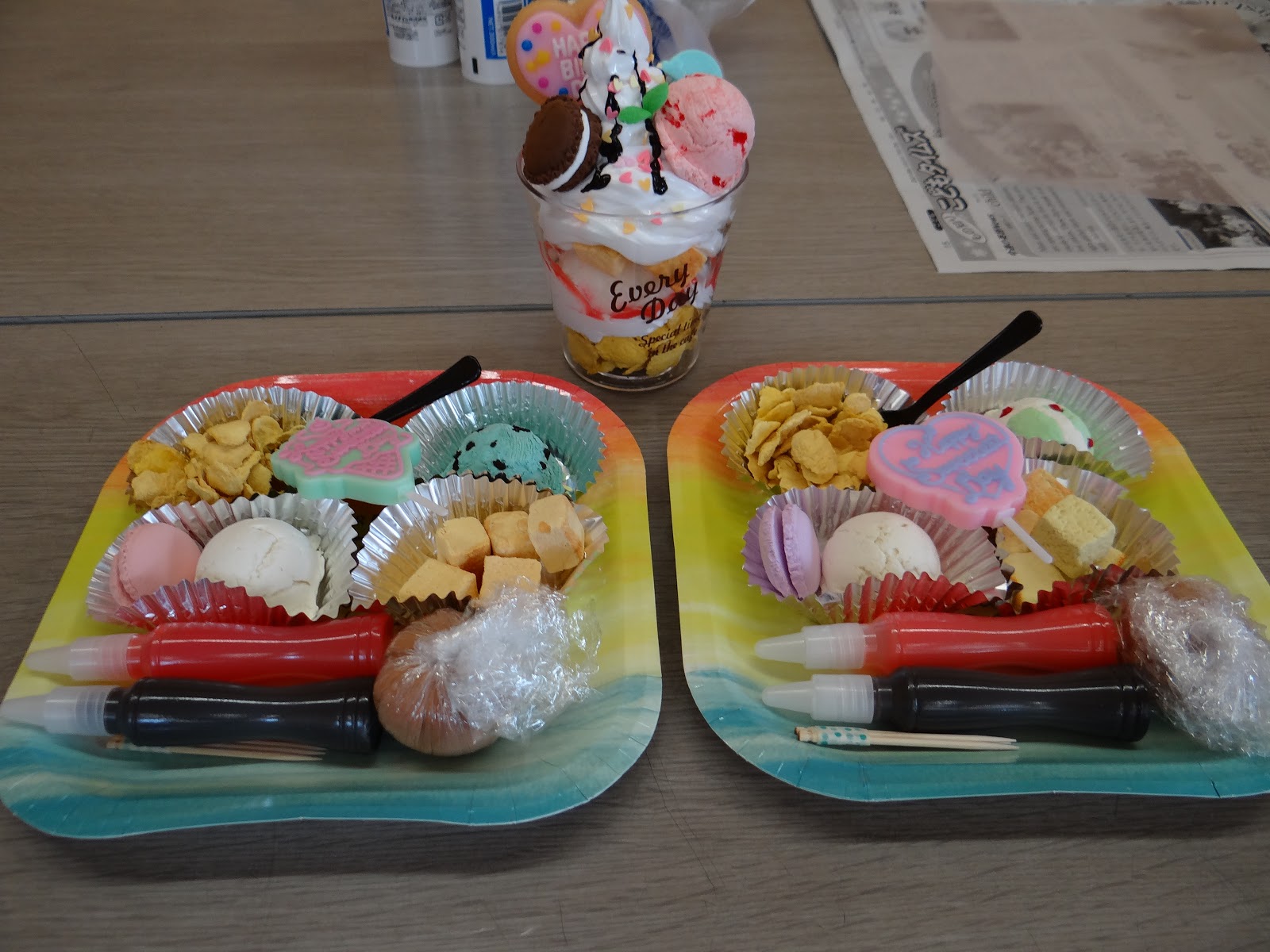 福岡市照葉公民館ブログ スイーツデコ食品サンプル教室