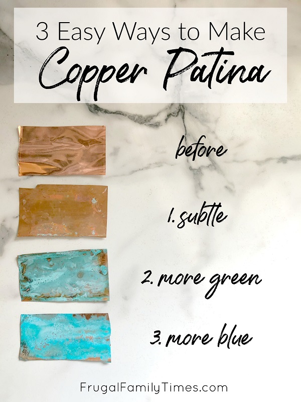 3 Easy Ways to Make Copper Patina (Green Verdigris with Household