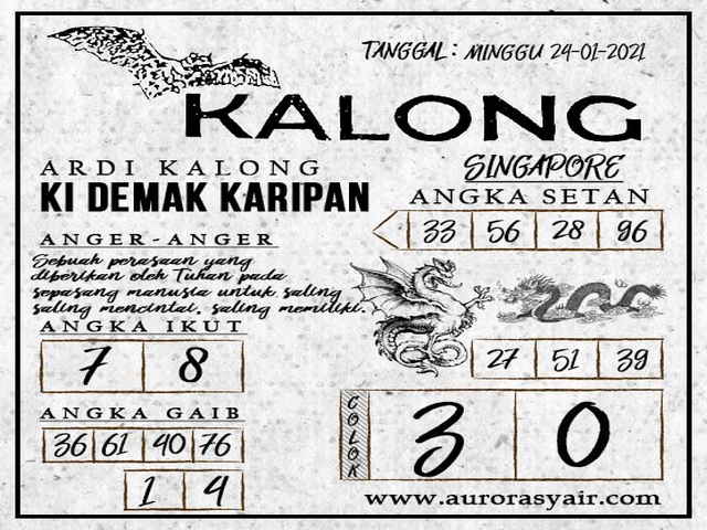 PREDIKSI singapura