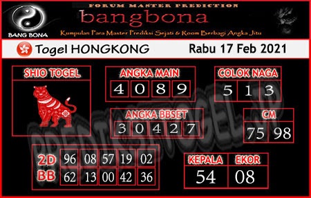 Kode Syair Hongkong 17 Februari 2021 Syairserenk Xyz
