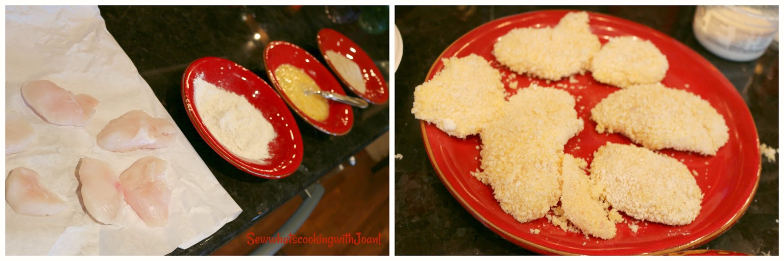 Sew what's cooking with Joan! Parmesan Panko Halibut Cheeks