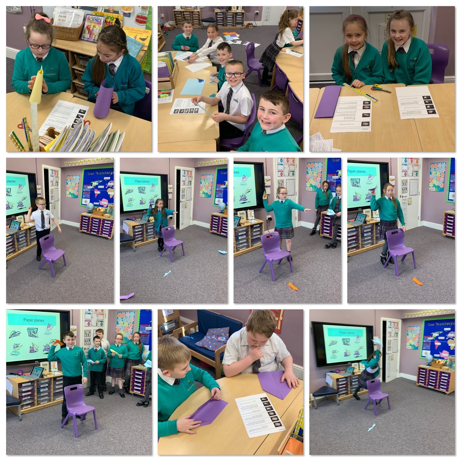 KS2 Science Club Paper Aeroplanes & Paper Plate Marble Run
