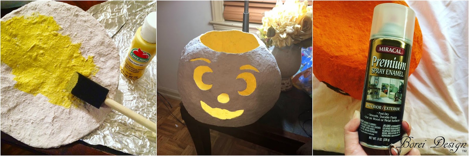 DIY Craft Tutorial How To Make Paper Mache Jack O' Lanterns
