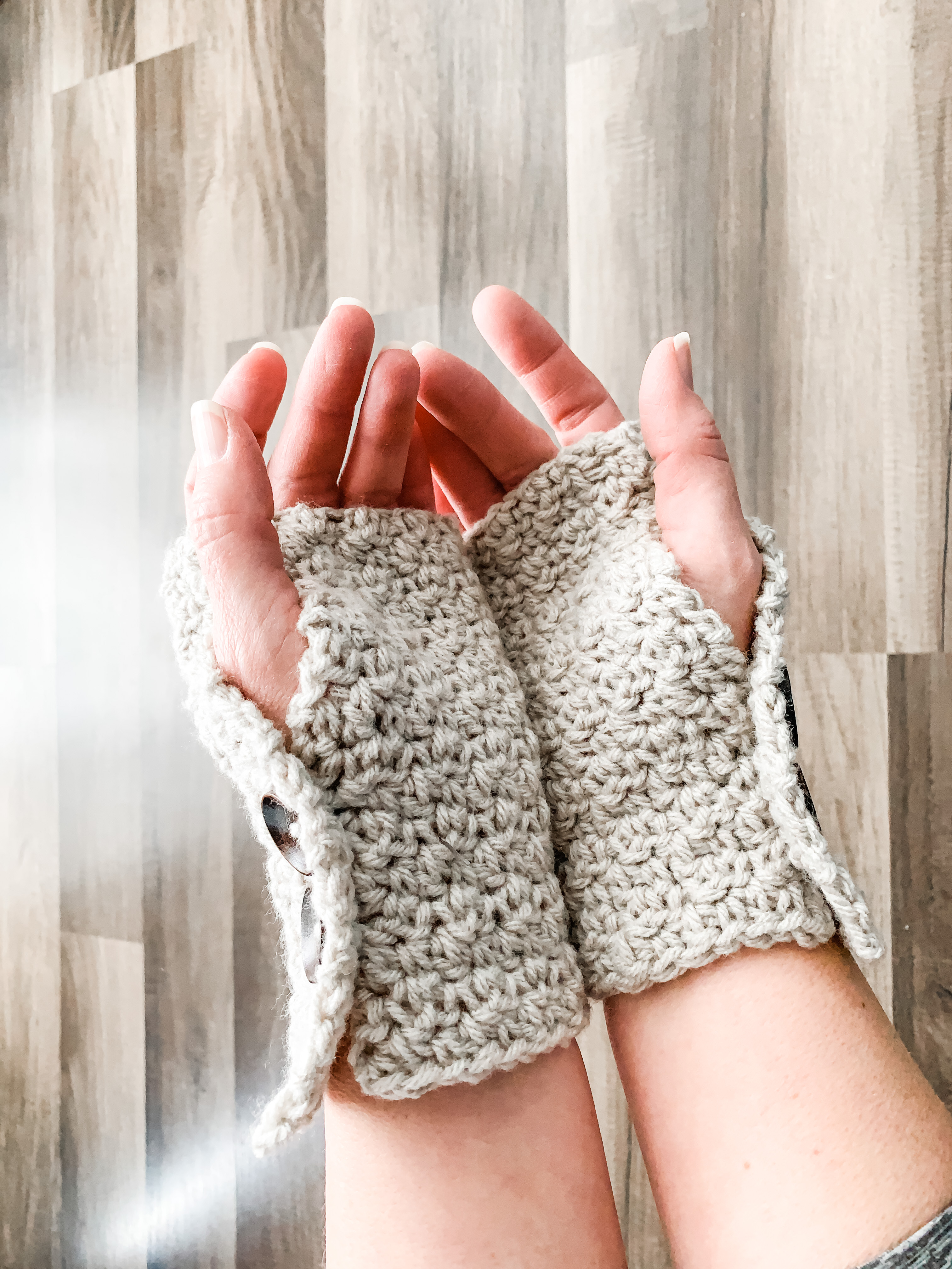 Crochet Rochelle Rumpelstiltskin Hand Warmers
