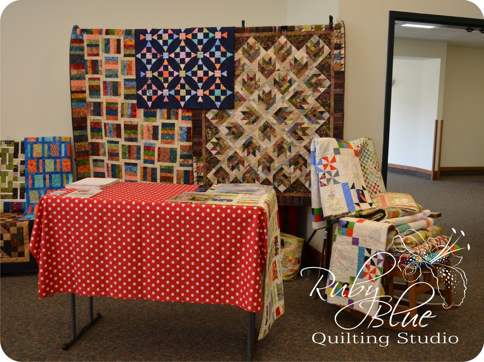 Ruby Blue Quilting Studio Shipshewana Fabric Show