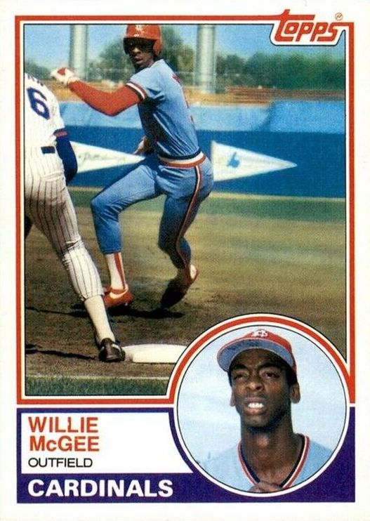 The Snorting Bull: A 1980s Card Part 6- 1983 Donruss Willie McGee