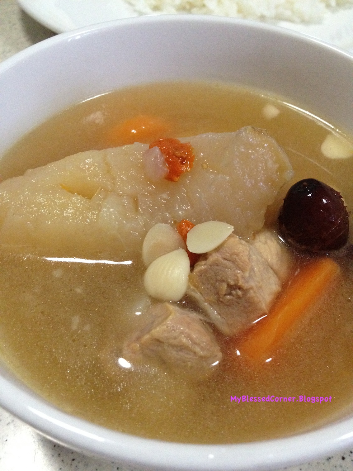 My Blessed Corner... Pork Ribs Pear Soup