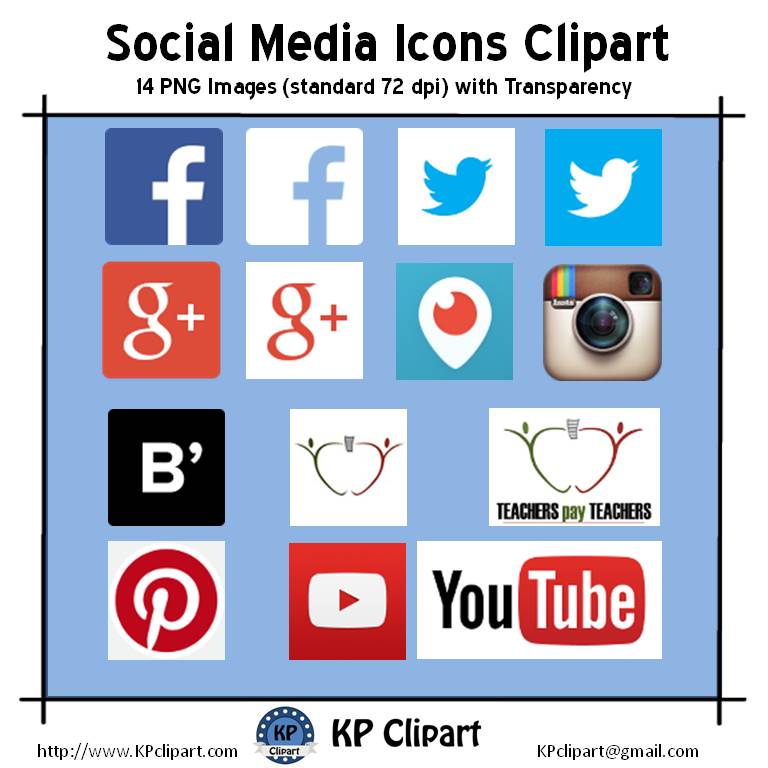 clipart social media icons - photo #10