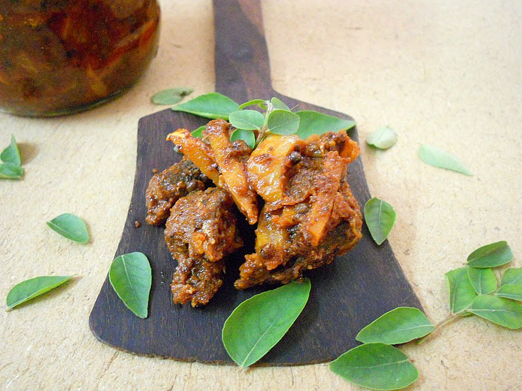Kerala Fish Pickle/Meen Achar....step by step