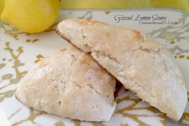 Glazed Lemon Scones
