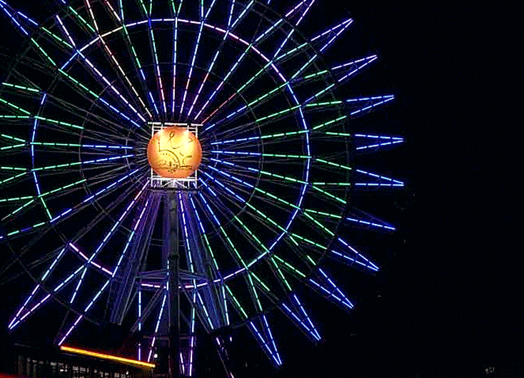 Ryukyu Life GIF of American Village Ferris Wheel