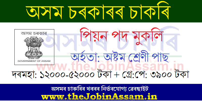 DC Majuli Recruitment 2020