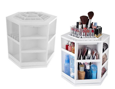 Makeup Organizers on The Tabletop Spinning Cosmetic Organizer By Lori Greiner Is A Great
