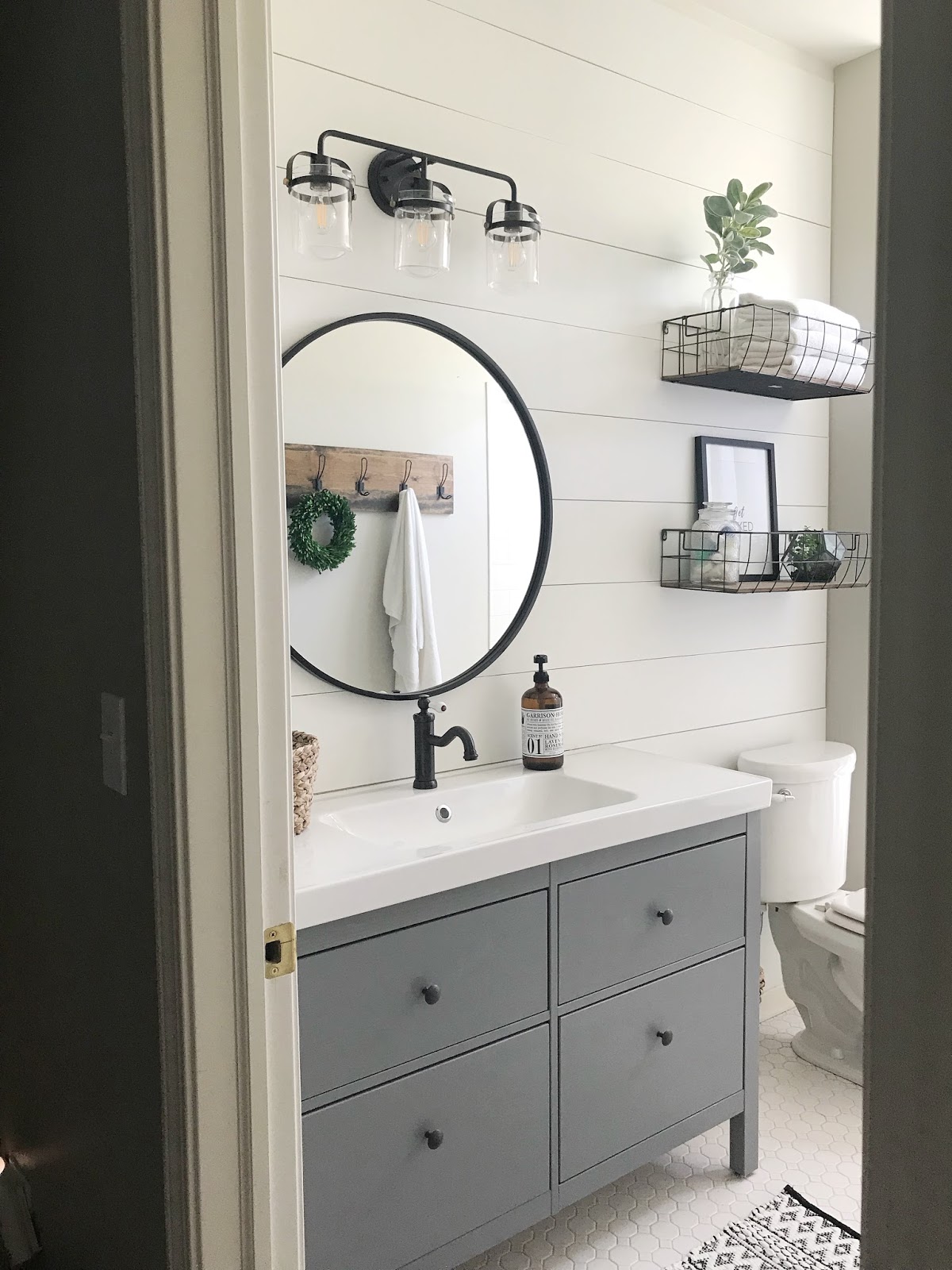 One Room Challenge REVEAL: Guest Bathroom | R&R at home