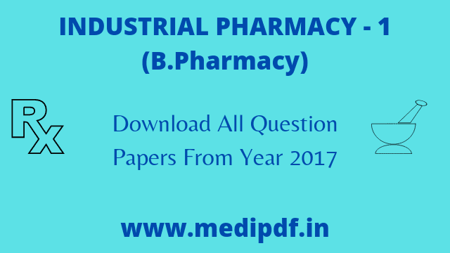 Industrial-Pharmacy-1-Question-Papers-2020-2021-B.Pharm-Image