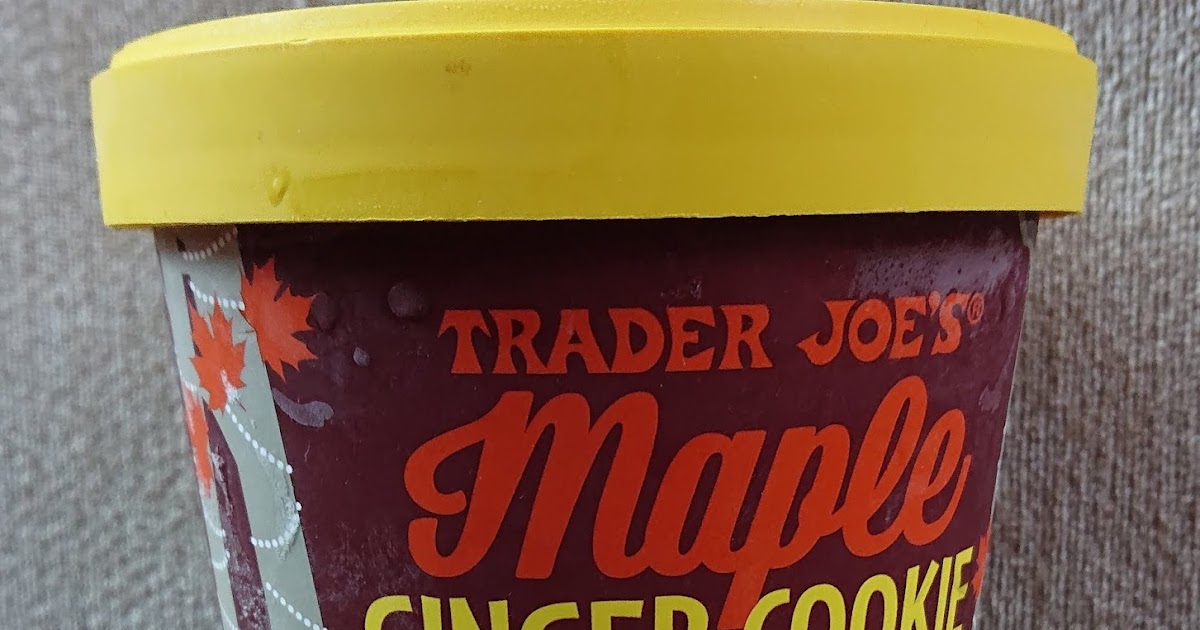 Exploring Trader Joe's Trader Joe's Maple Ginger Cookie Swirl Ice Cream
