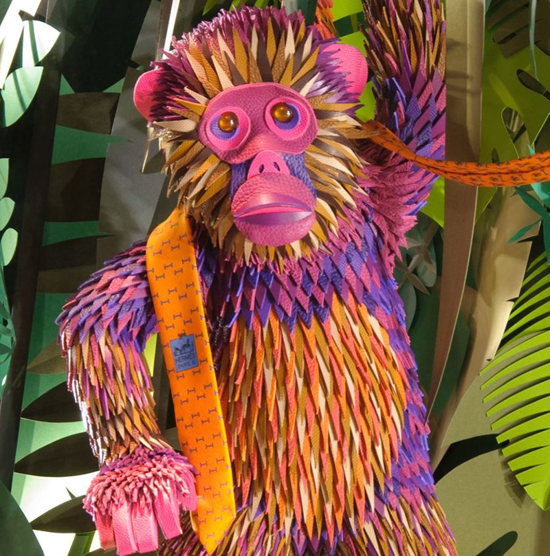 leather monkey for Hermes by zim and zou