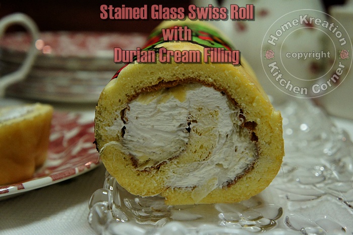 HomeKreation - Kitchen Corner: Stained Glass Swiss Roll ...