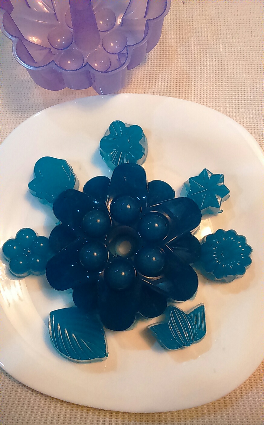 sarguna's fantabulous kitchen Blue Pea Flower AgarAgar