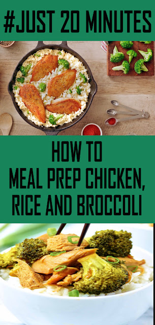 20 MINUTE MEAL PREP CHICKEN RICE AND BROCCOLI Theviralbeauty 20-minute-meal-prep-chicken-rice-and-broccoli-theviralbeauty