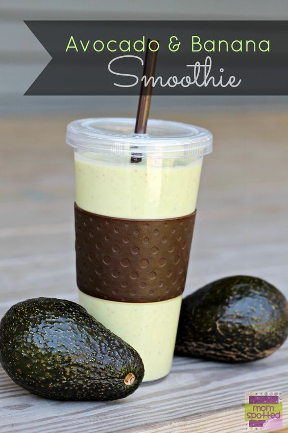Banana & Avocado Smoothie The Healthy Breakfast Ideas