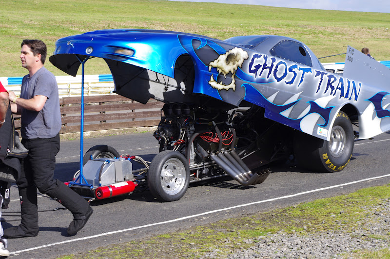 Oil Droppers (Chequered front VW) NSRA Hot Rod Drags 2012.