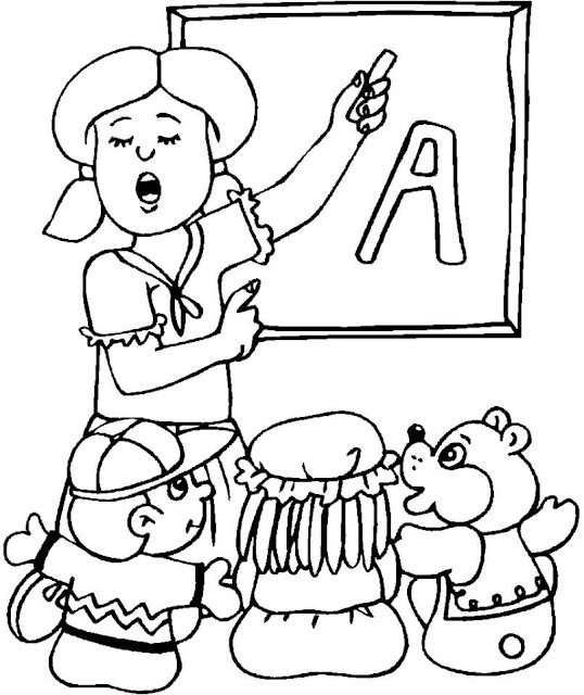 Top 10 free tutoring teacher coloring pages