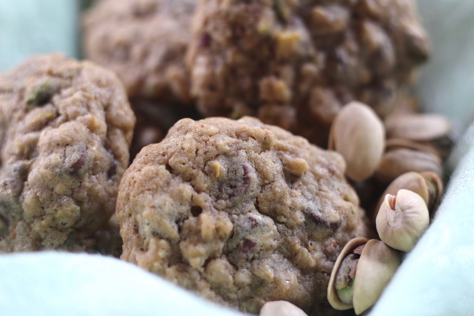 Pistachio Oatmeal Espresso Cookies Diary of a Mad Hausfrau