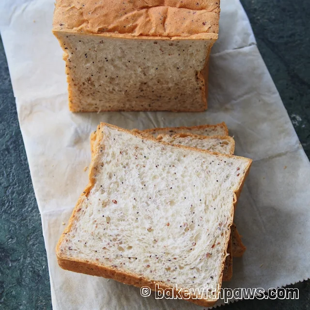 Soft Flaxseed Sandwich Bread