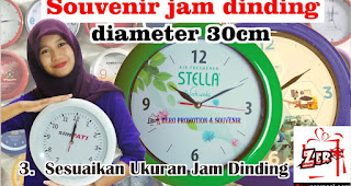 Sesuaikan Ukuran Jam Dinding