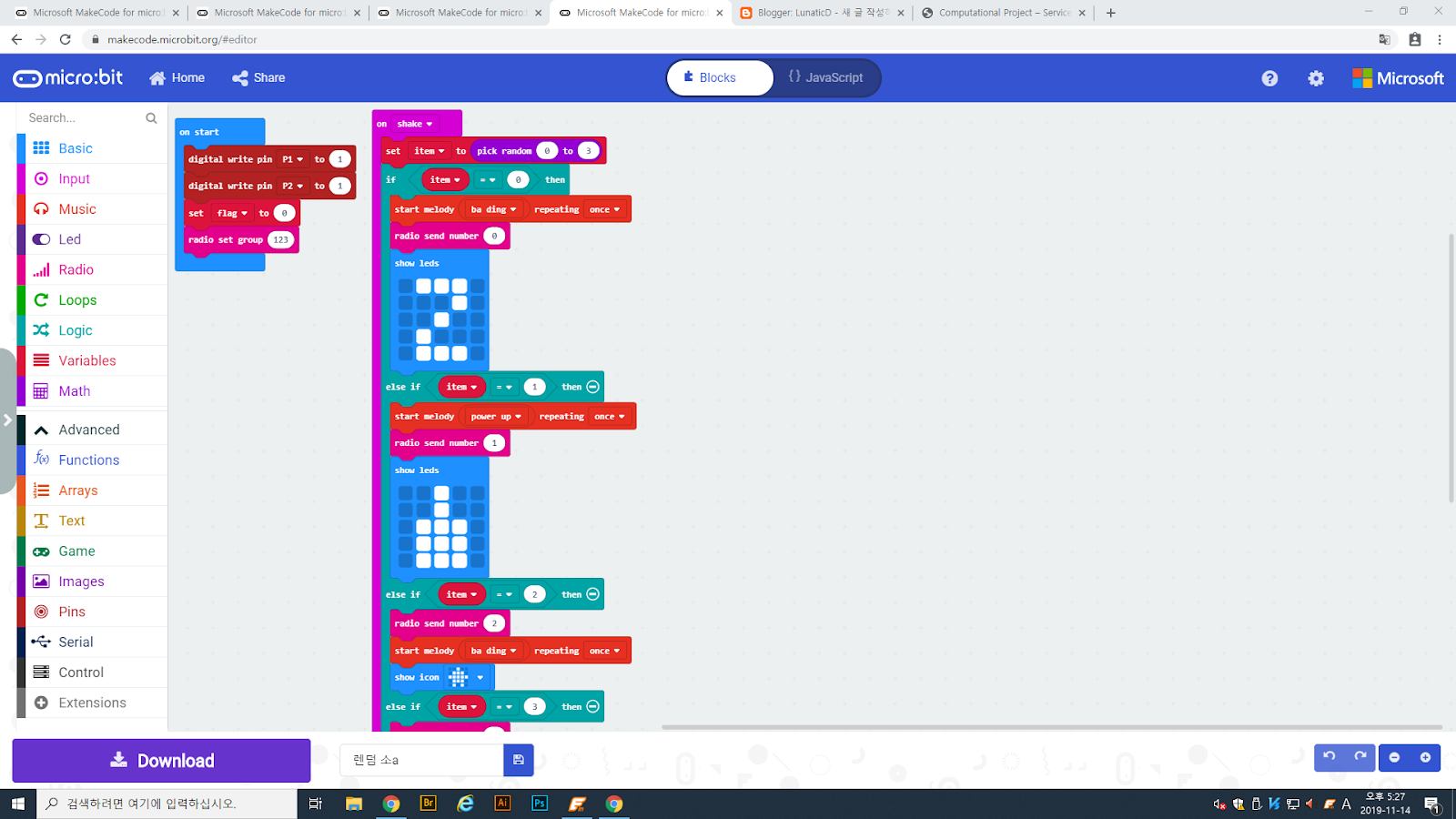 lunaticd-micro-bit-code