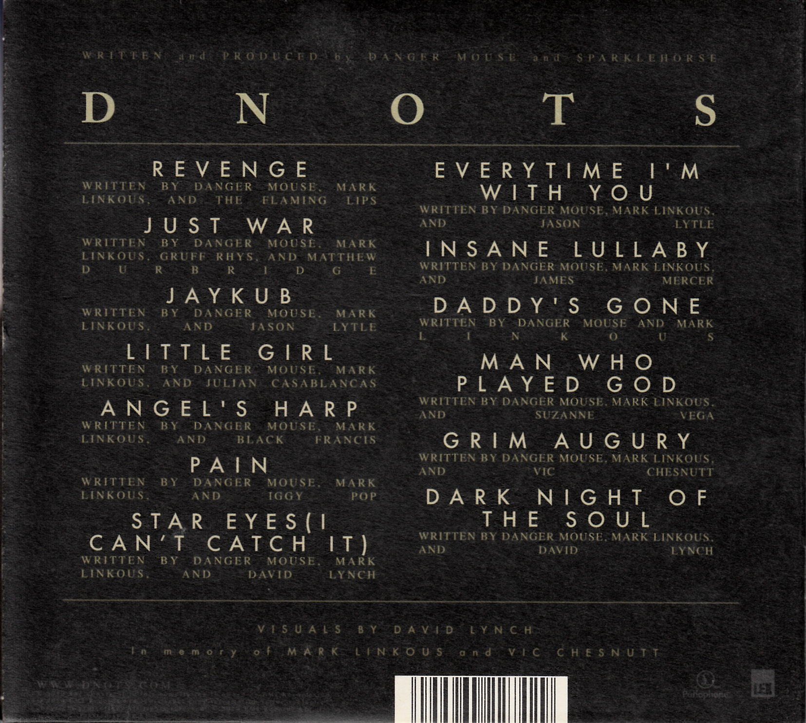 Classic Rock Covers Database Sparklehorse Dark Night of the Soul