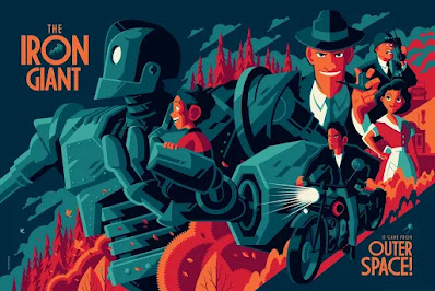 New York Comic Con 2020 Exclusive The Iron Giant Screen Print by Tom Whalen x Grey Matter Art