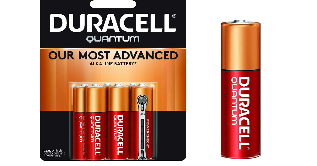6 Pack Duracell Quantum AA Alkaline Batteries Only 1.50 (Reg 6