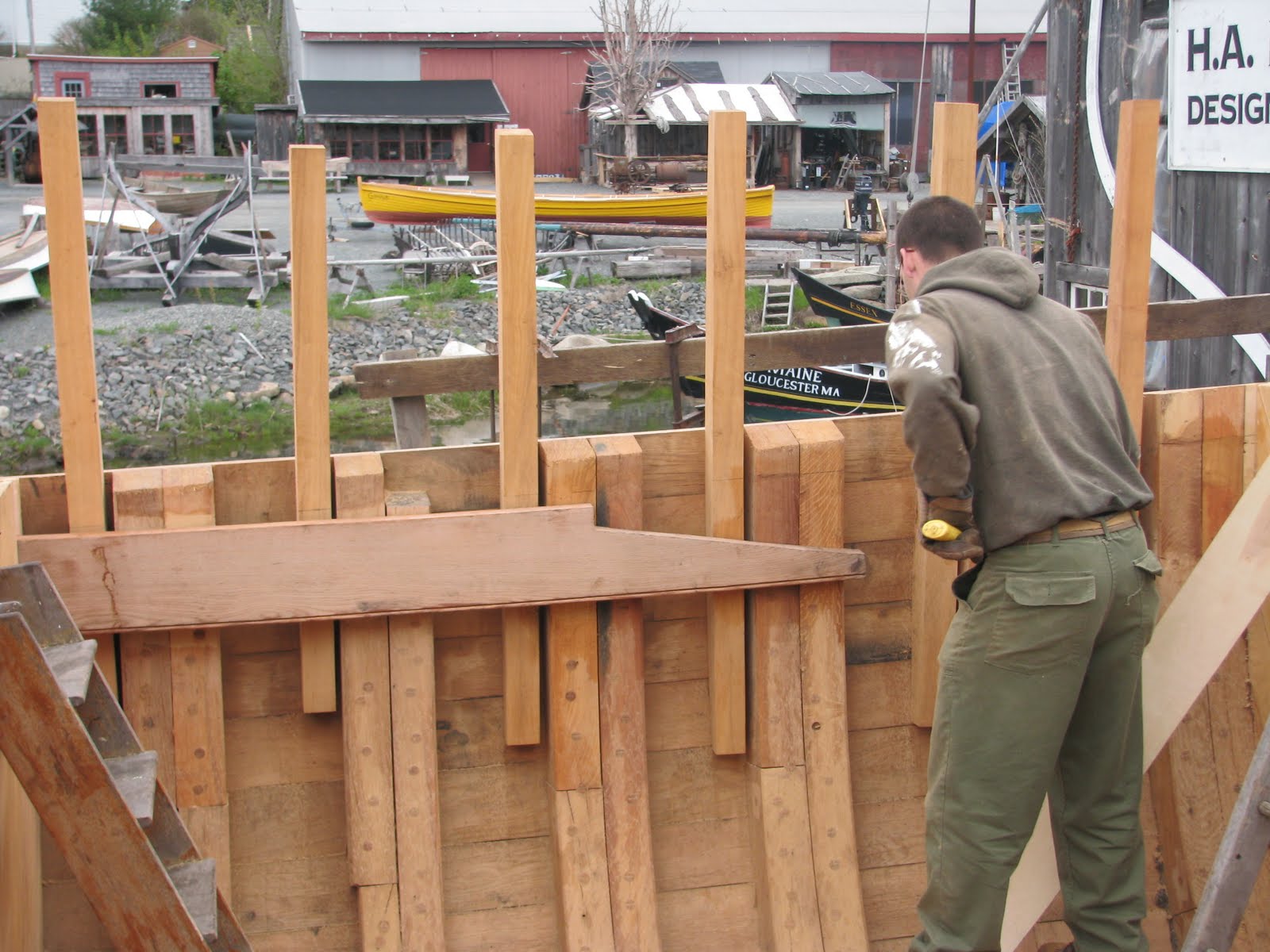 Boatbuilding With Burnham Clamps Are Done Today