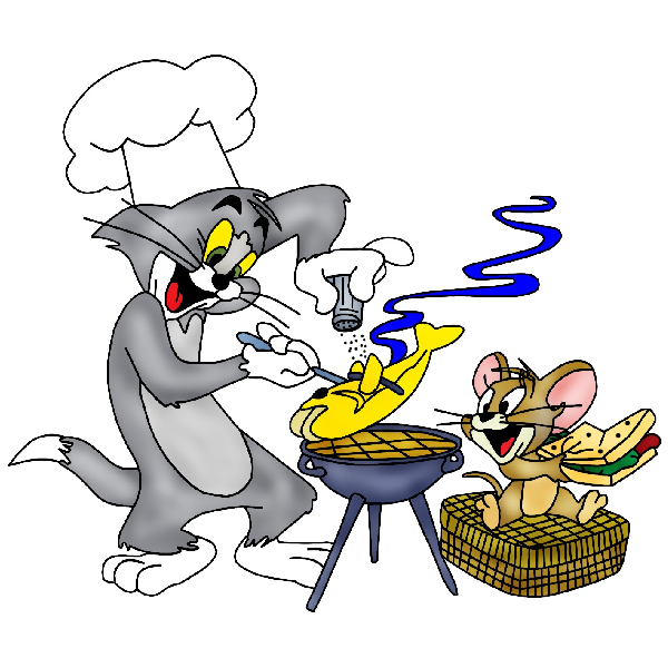 clipart pictures of tom and jerry - photo #48